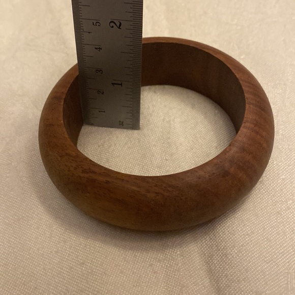 Wooden bangle bracelet. Not adjustable Vintage - Picture 9 of 11